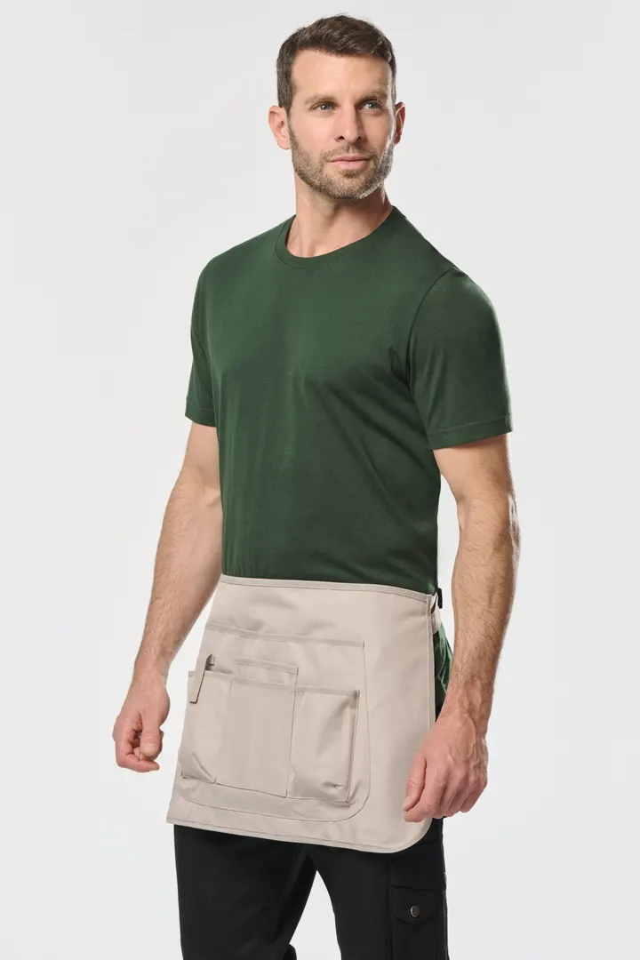 Kurze umweltfreundliche Unisex-Gärtnerschürze 5