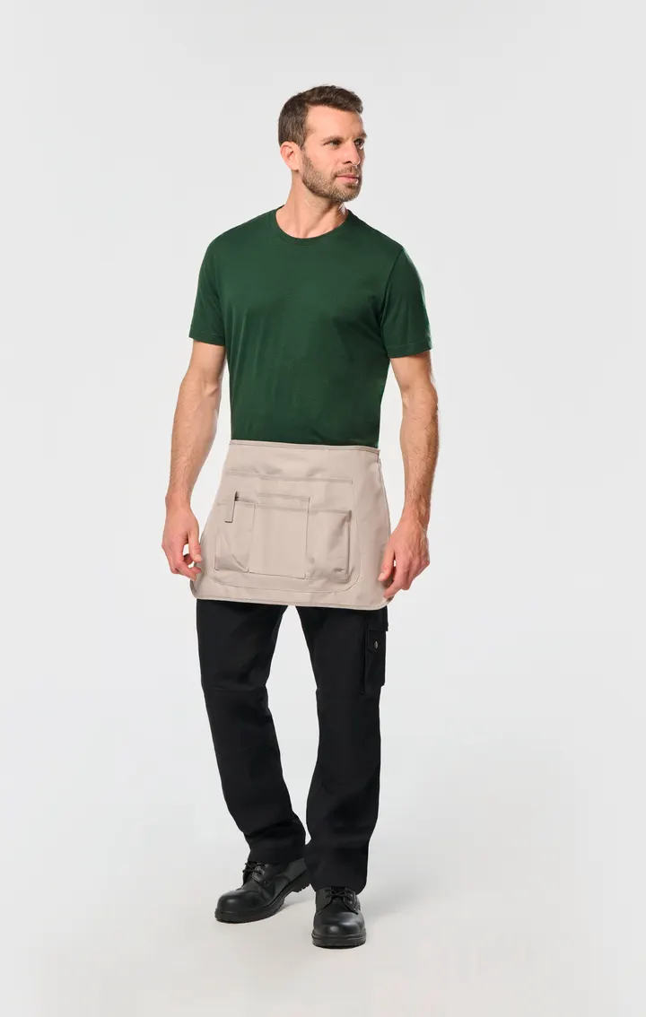 Kurze umweltfreundliche Unisex-Gärtnerschürze 7