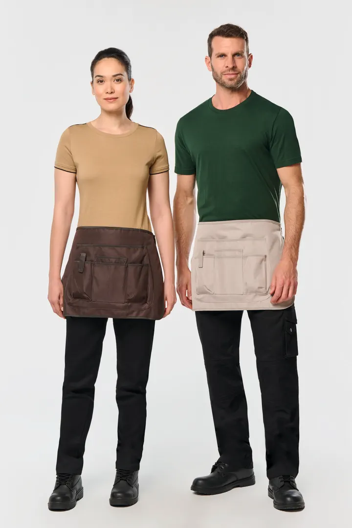 Kurze umweltfreundliche Unisex-Gärtnerschürze 8