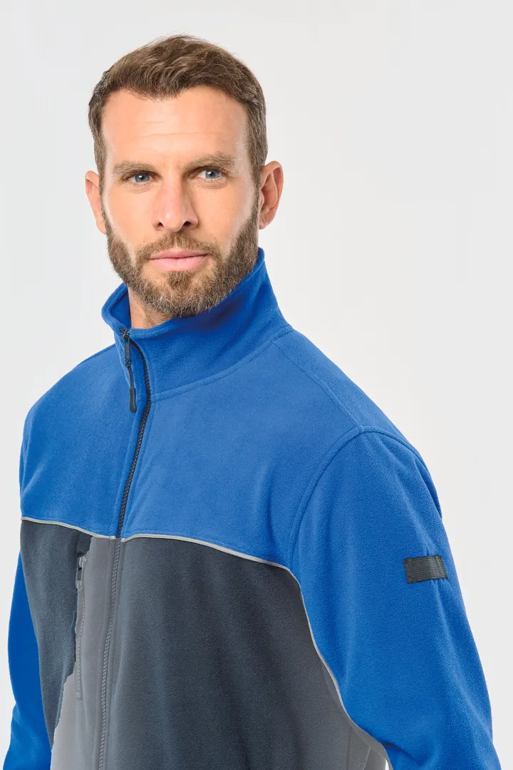 Veste micropolaire bicolore écoresponsable unisexe 17