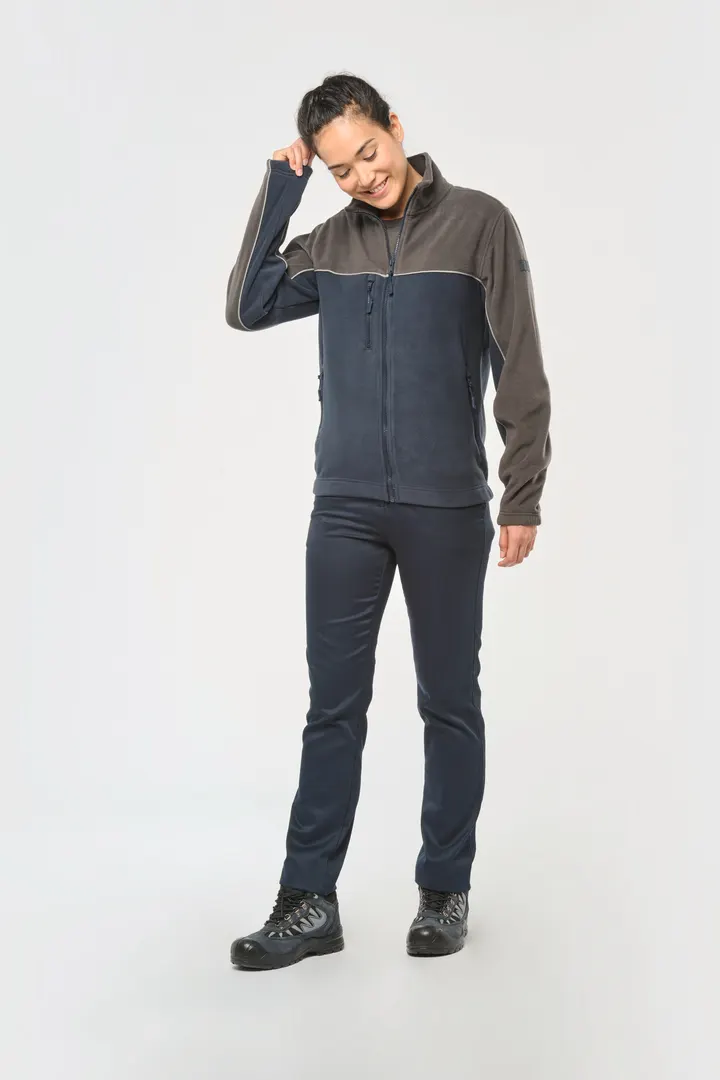 Veste micropolaire bicolore écoresponsable unisexe 20