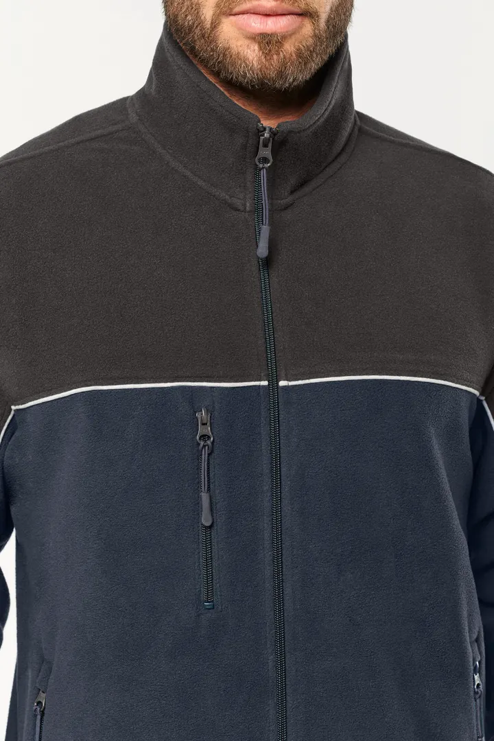 Veste micropolaire bicolore écoresponsable unisexe 26