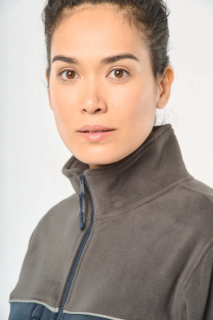Veste micropolaire bicolore écoresponsable unisexe 23
