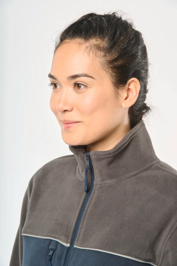 Veste micropolaire bicolore écoresponsable unisexe 24