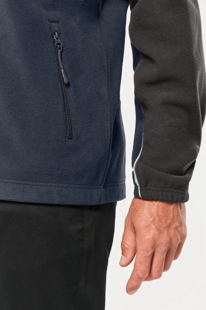 Veste micropolaire bicolore écoresponsable unisexe 28