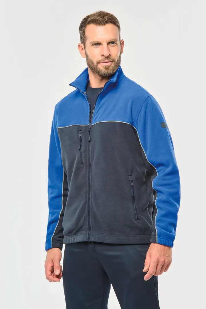 Veste micropolaire bicolore écoresponsable unisexe 6