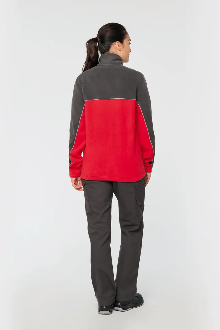 Veste micropolaire bicolore écoresponsable unisexe 5