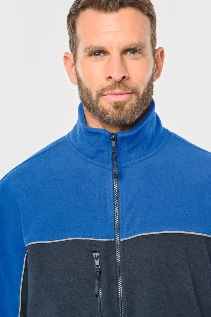 Veste micropolaire bicolore écoresponsable unisexe 8