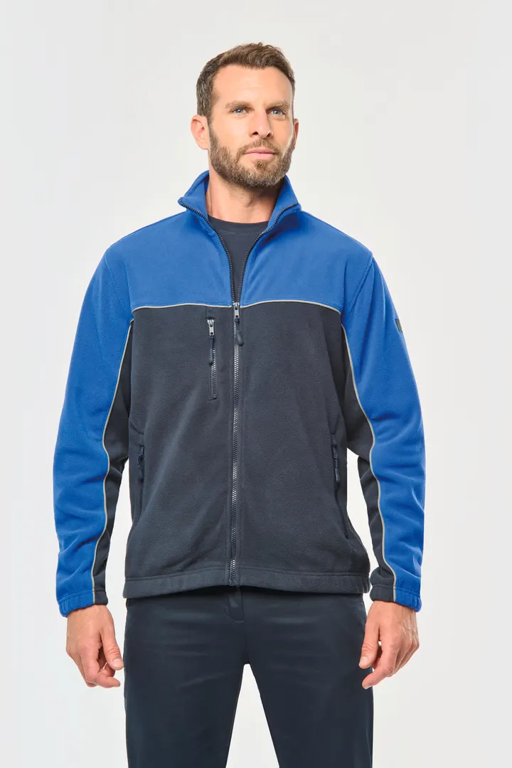 Veste micropolaire bicolore écoresponsable unisexe 11