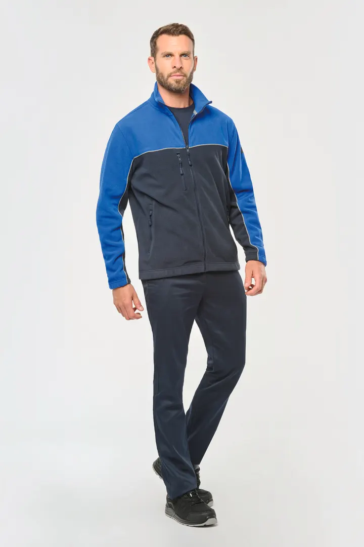 Veste micropolaire bicolore écoresponsable unisexe 12
