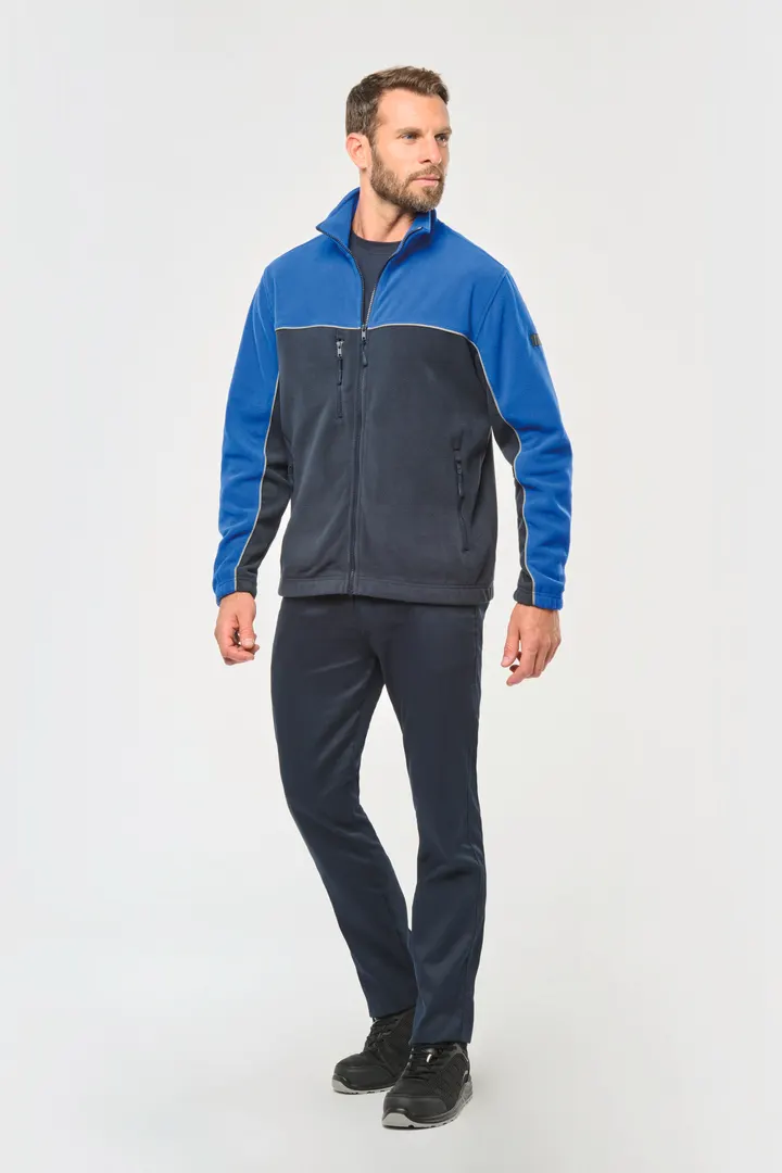 Veste micropolaire bicolore écoresponsable unisexe 13
