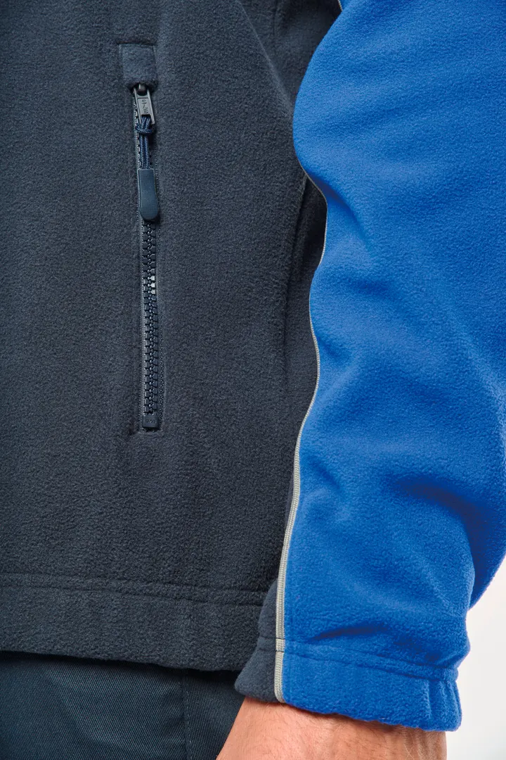 Veste micropolaire bicolore écoresponsable unisexe 15