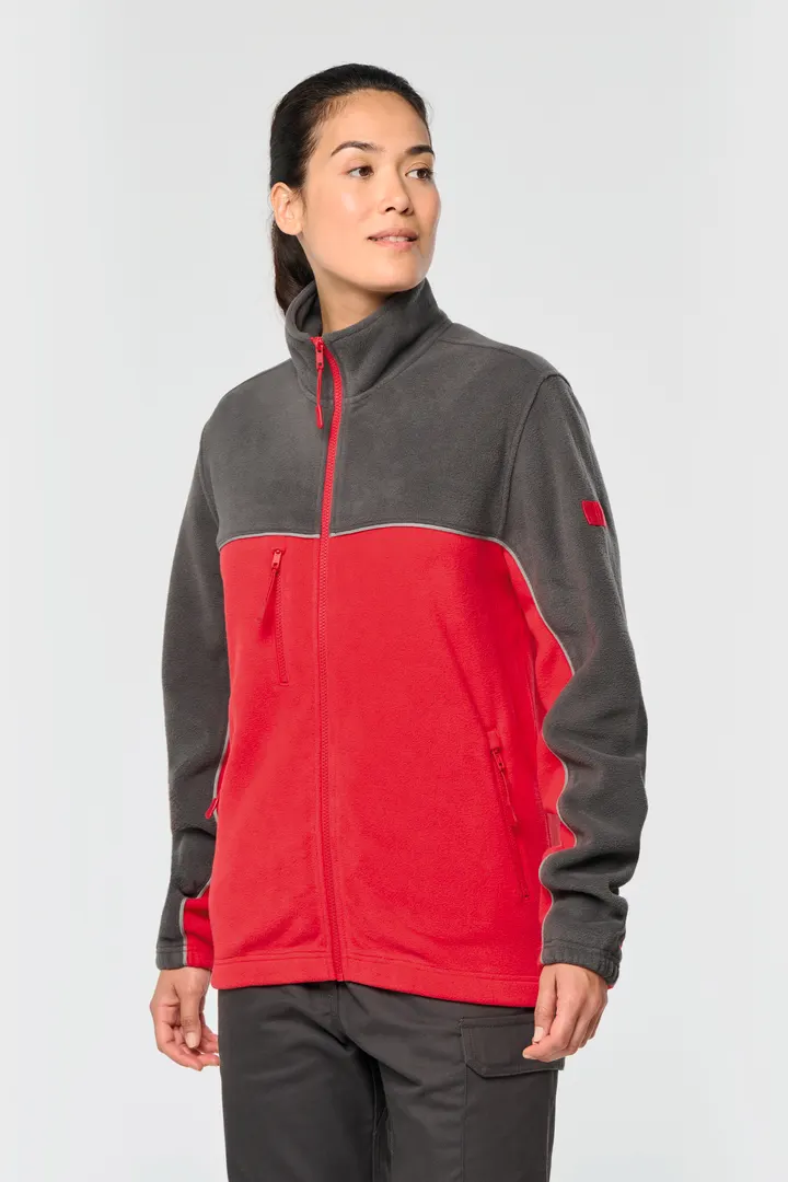 Veste micropolaire bicolore écoresponsable unisexe 2