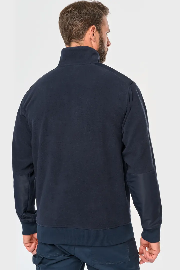 Umweltfreundlicher Fleecepullover mit Reißverschlusskragen, Unisex 18