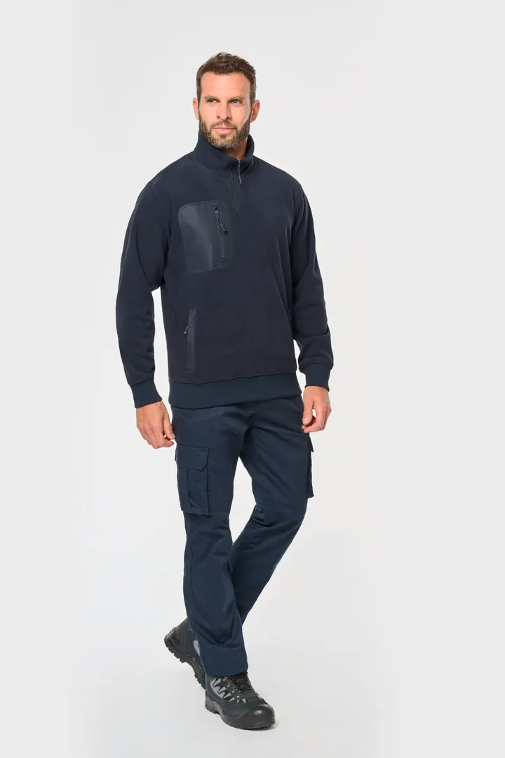Umweltfreundlicher Fleecepullover mit Reißverschlusskragen, Unisex 21