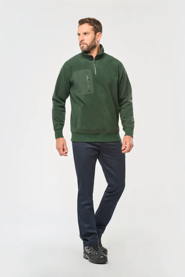 Umweltfreundlicher Fleecepullover mit Reißverschlusskragen, Unisex 39