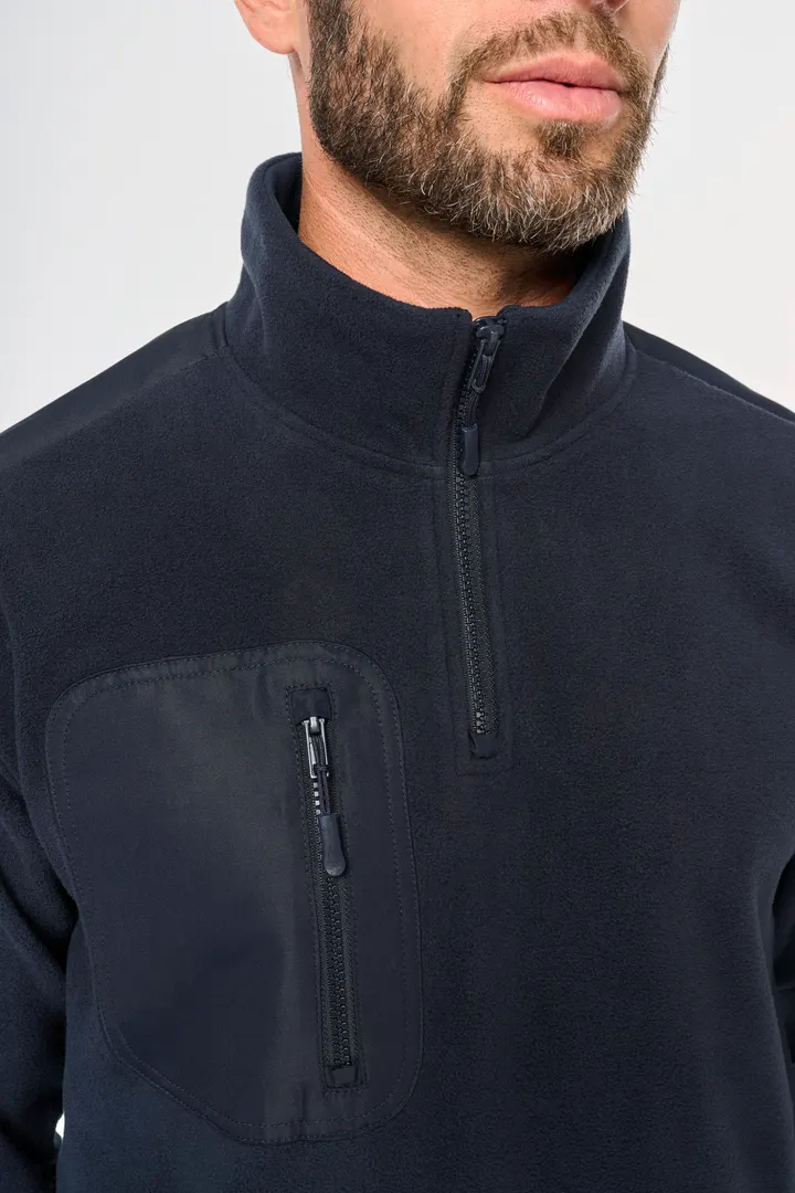 Umweltfreundlicher Fleecepullover mit Reißverschlusskragen, Unisex 23