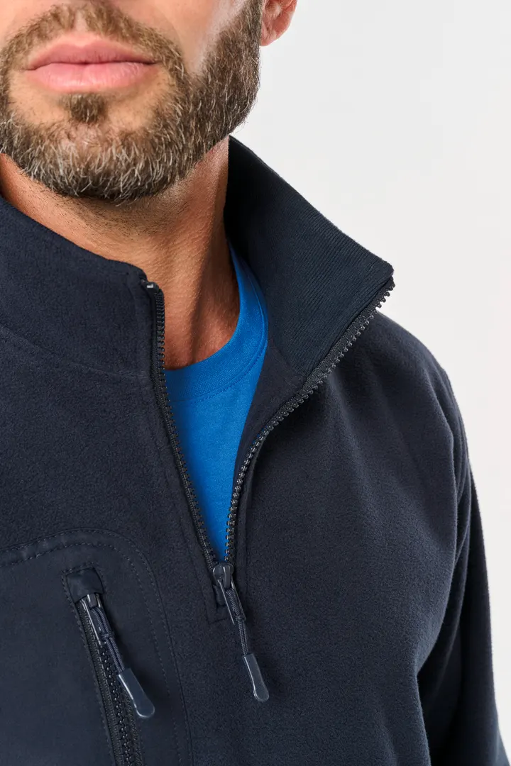 Umweltfreundlicher Fleecepullover mit Reißverschlusskragen, Unisex 24