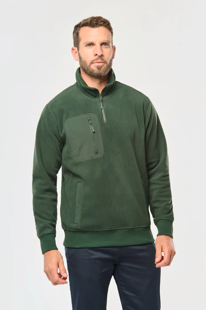 Umweltfreundlicher Fleecepullover mit Reißverschlusskragen, Unisex 41