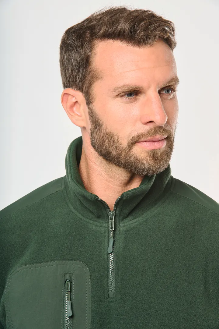 Umweltfreundlicher Fleecepullover mit Reißverschlusskragen, Unisex 43