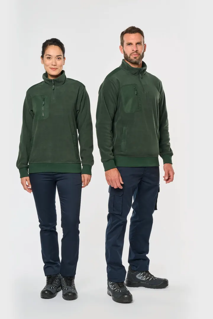 Umweltfreundlicher Fleecepullover mit Reißverschlusskragen, Unisex 29