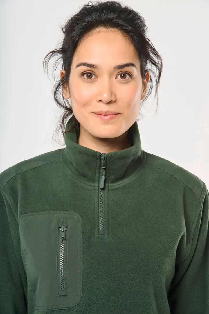 Umweltfreundlicher Fleecepullover mit Reißverschlusskragen, Unisex 12
