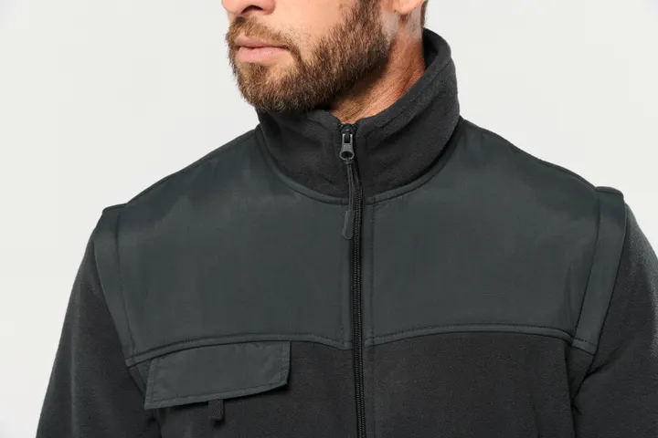 Veste polaire manches amovibles homme 17