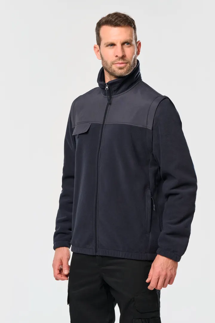 Veste polaire manches amovibles homme 9