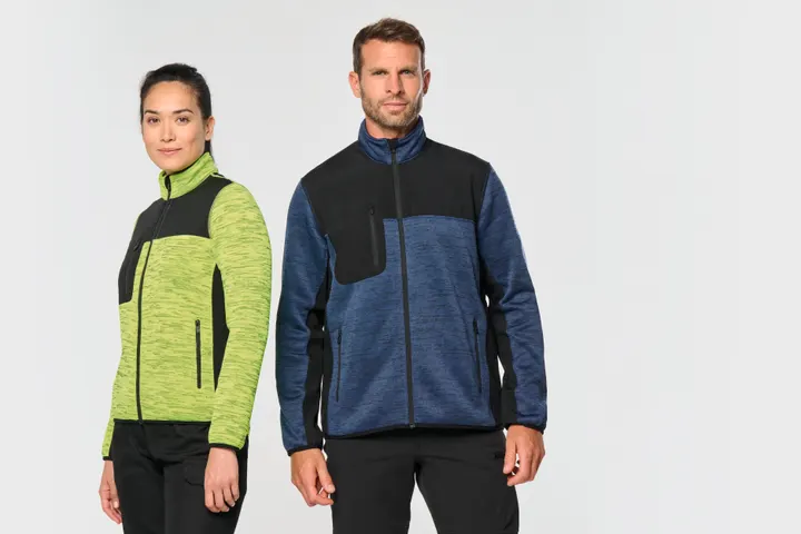 Veste recyclée en polytricot homme 11