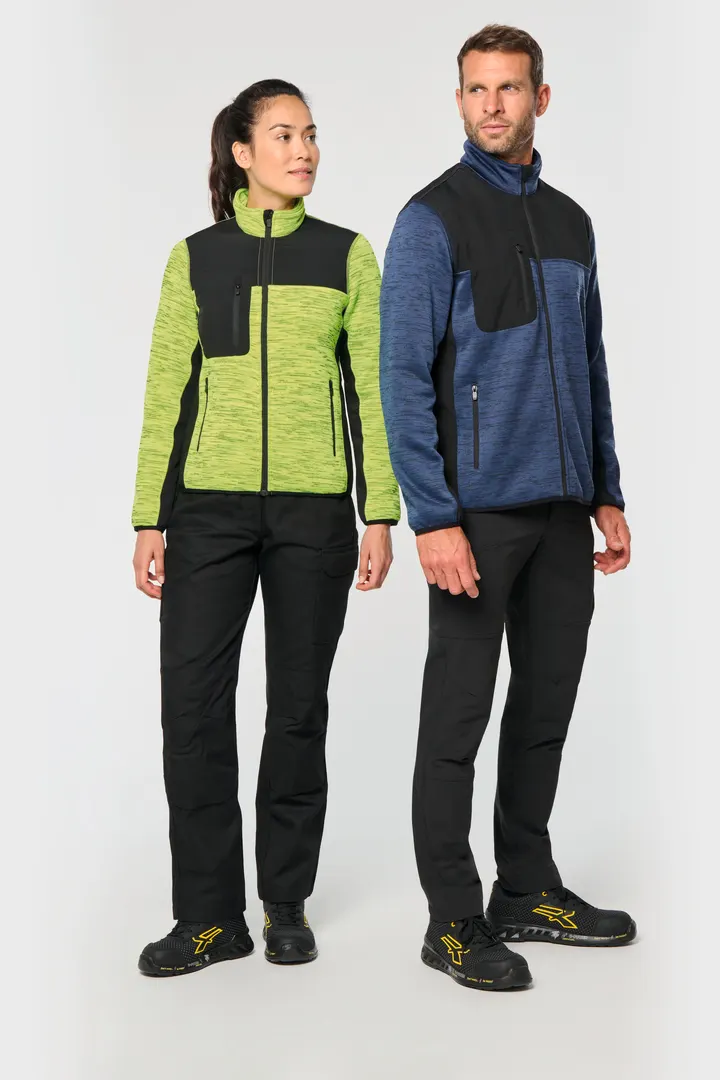 Veste recyclée en polytricot homme 10