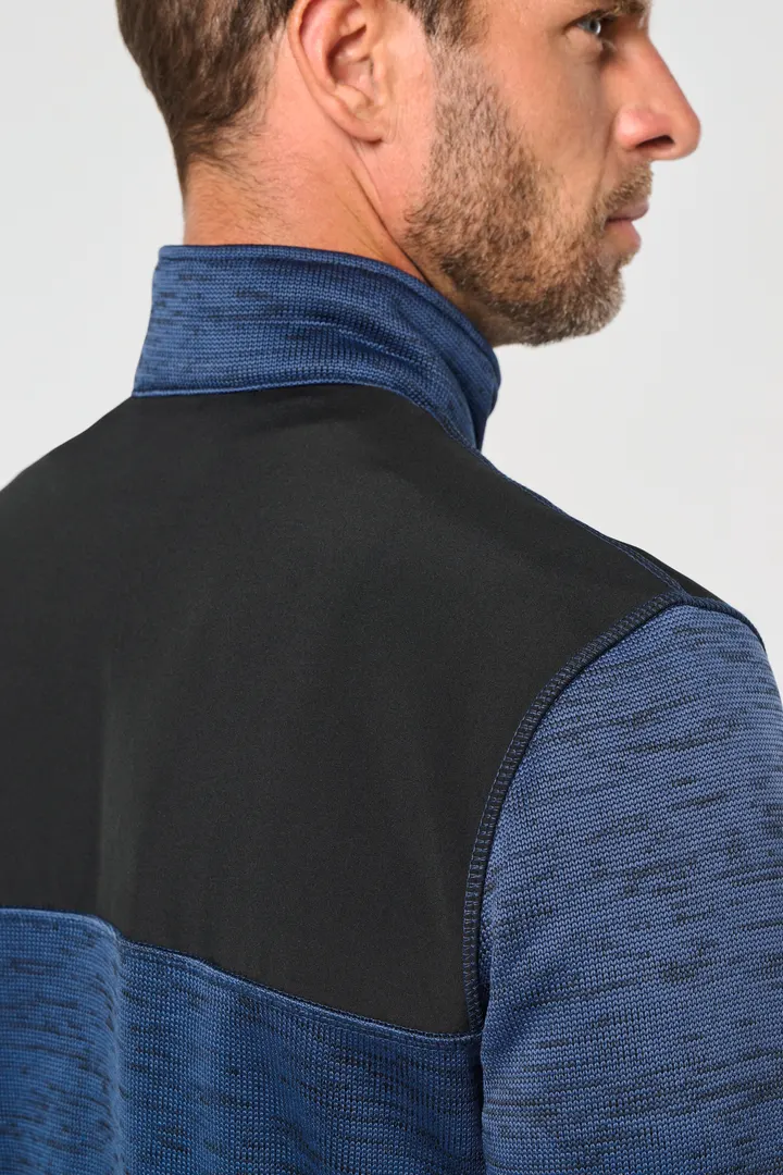 Veste recyclée en polytricot homme 4