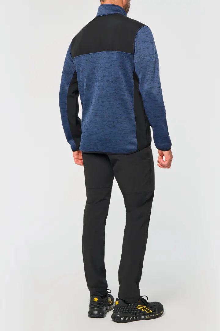 Veste recyclée en polytricot homme 3