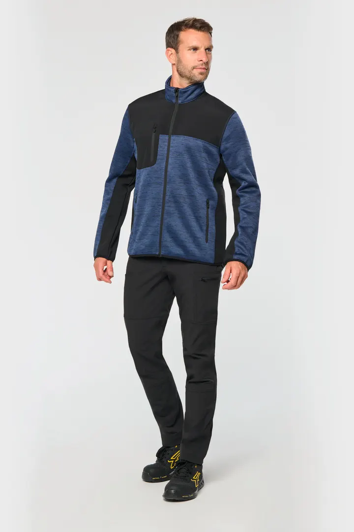 Veste recyclée en polytricot homme 9