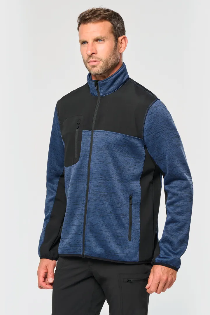 Veste recyclée en polytricot homme 2
