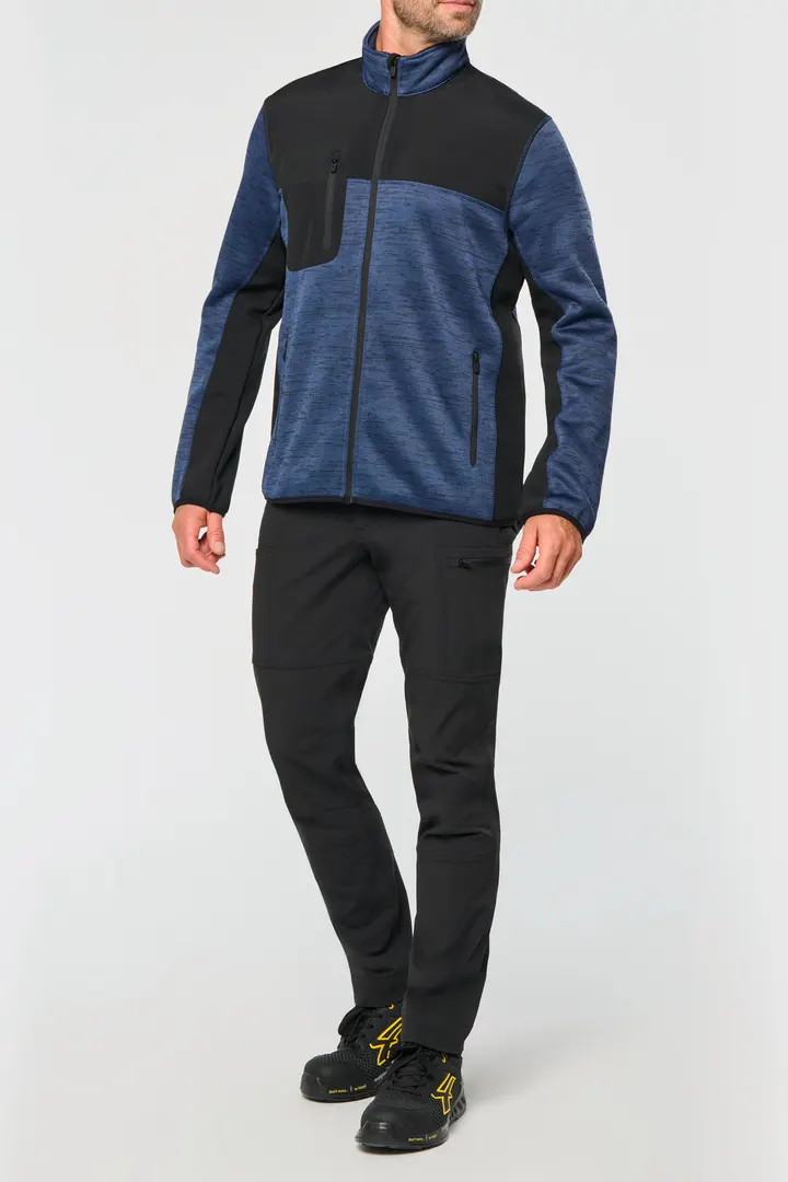 Veste recyclée en polytricot homme 1