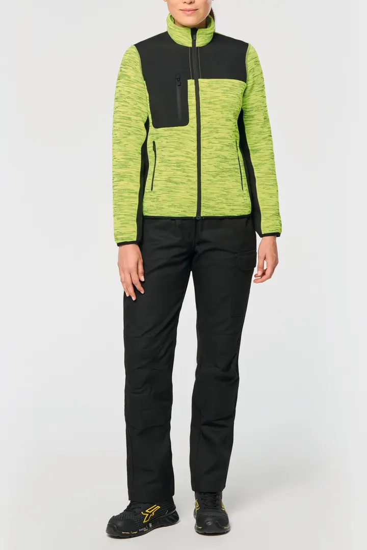 Veste recyclée en polytricot femme