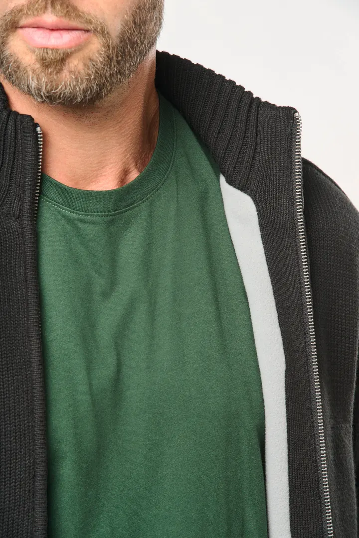 Strickjacke mit Fleecefutter, Herren 3