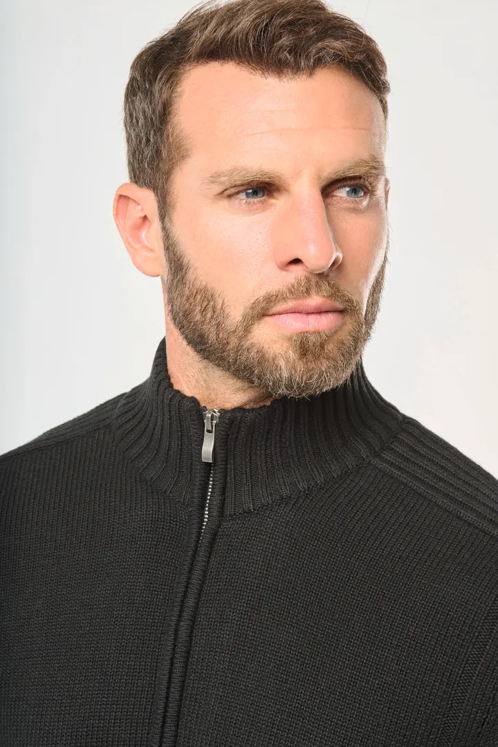 Strickjacke mit Fleecefutter, Herren 7