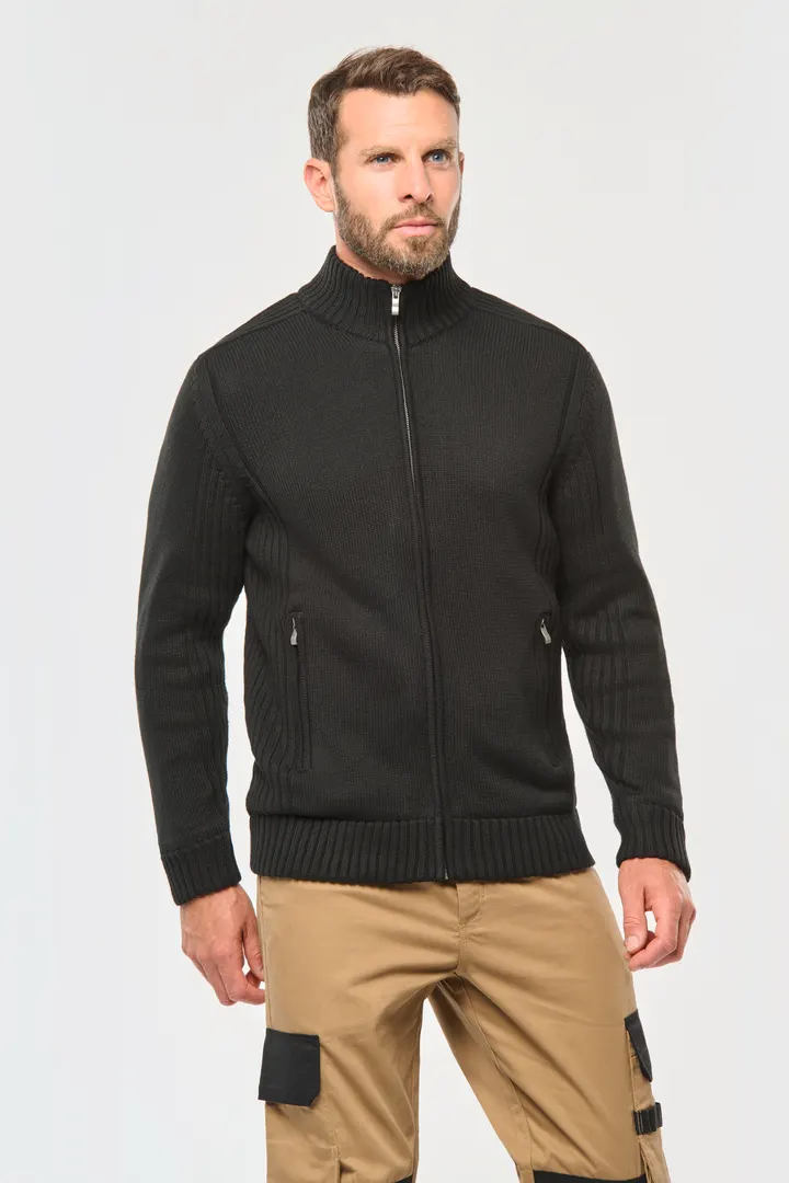 Strickjacke mit Fleecefutter, Herren 1