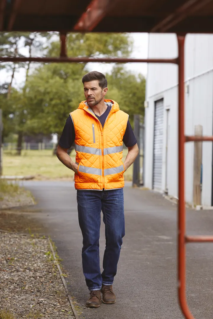 Kensington - Hi-Vis hoodied gilet 4