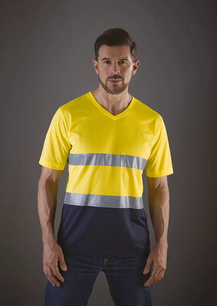 T-shirt col V haute visibilité Top Cool 2