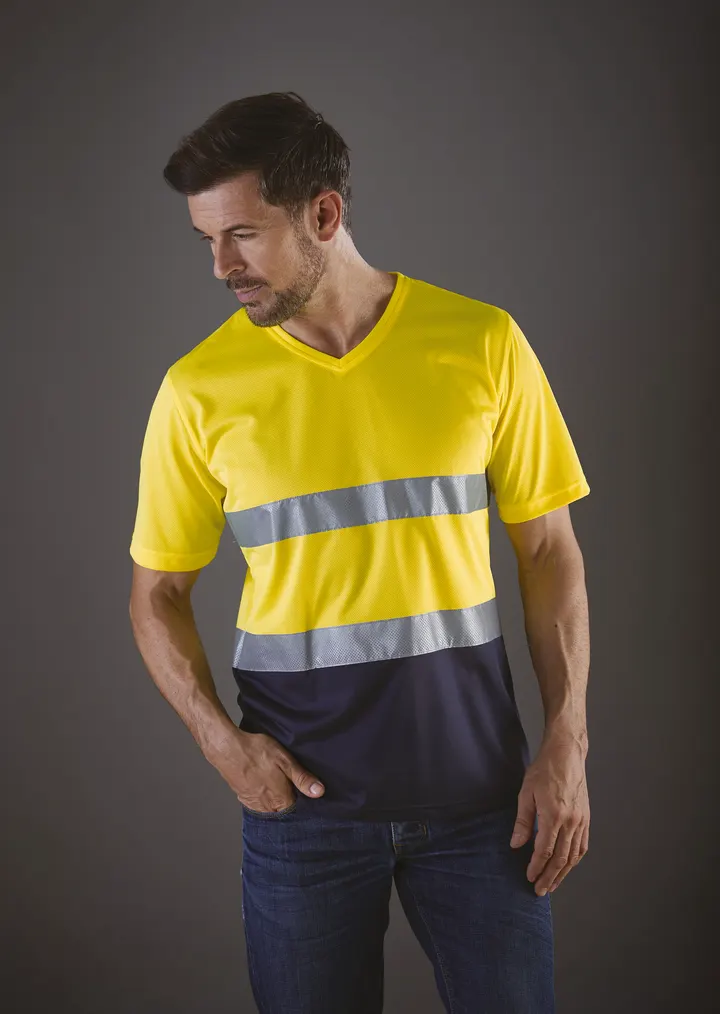T-shirt col V haute visibilité Top Cool 3