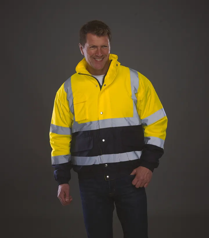 Blouson bicolore haute visibilité 1