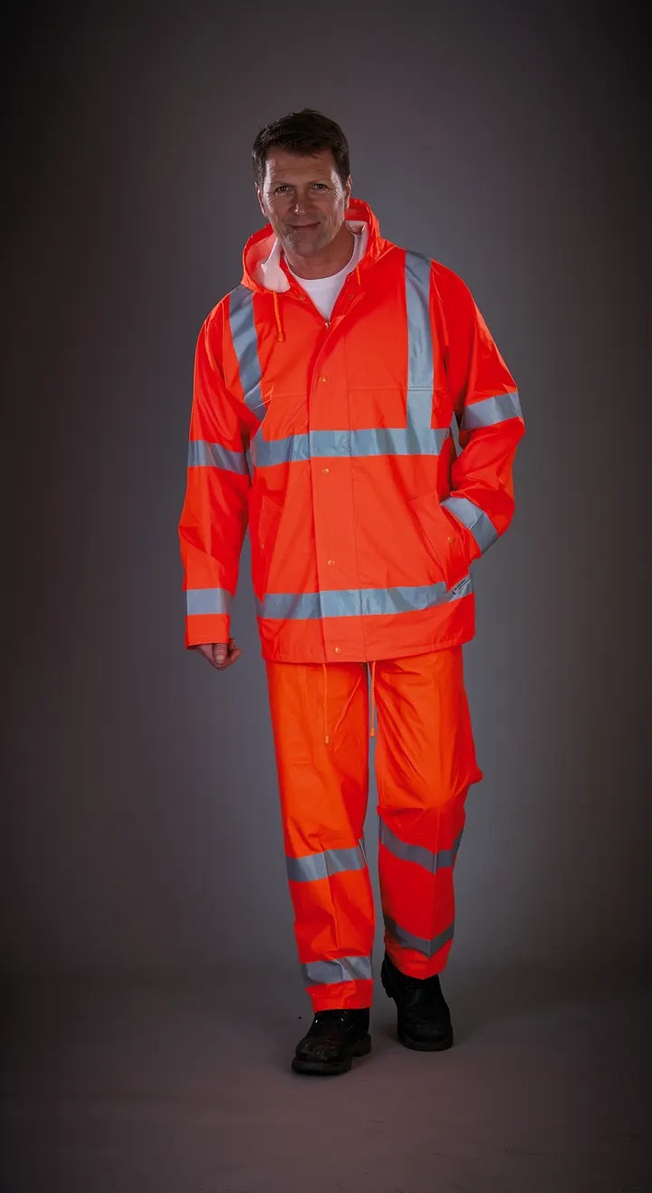 Atmungsaktive Hi-Vis Soft Flex Regenjacke 1