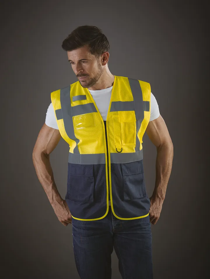 Top Cool - Hi-Vis mesh executive waistcoat 14