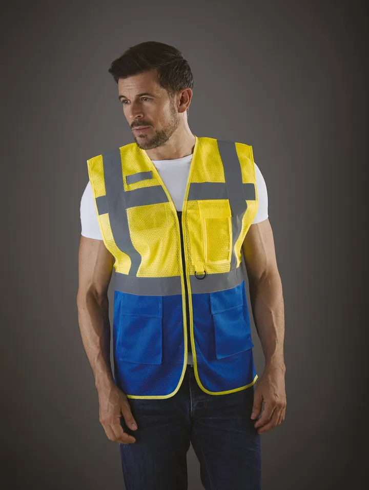 Top Cool - Hi-Vis mesh executive waistcoat 16