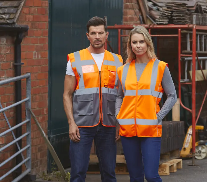 Top Cool - Hi-Vis mesh executive waistcoat 18