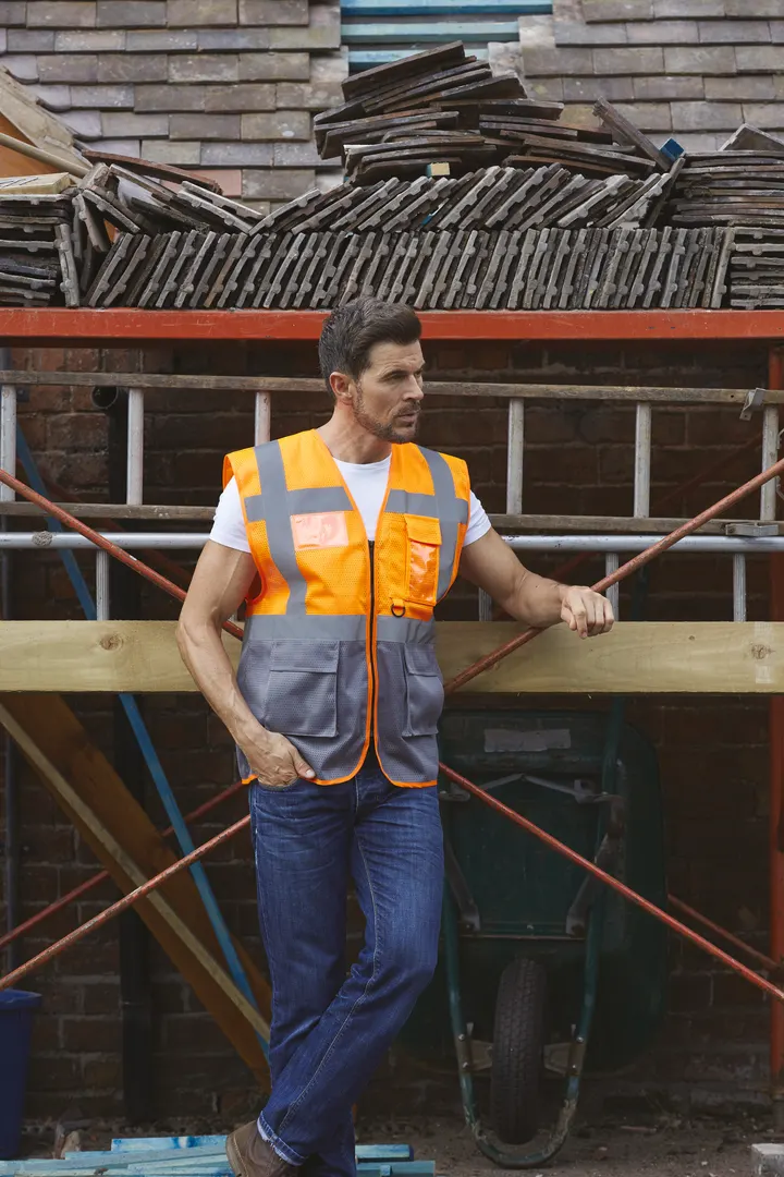 Top Cool - Hi-Vis mesh executive waistcoat 19