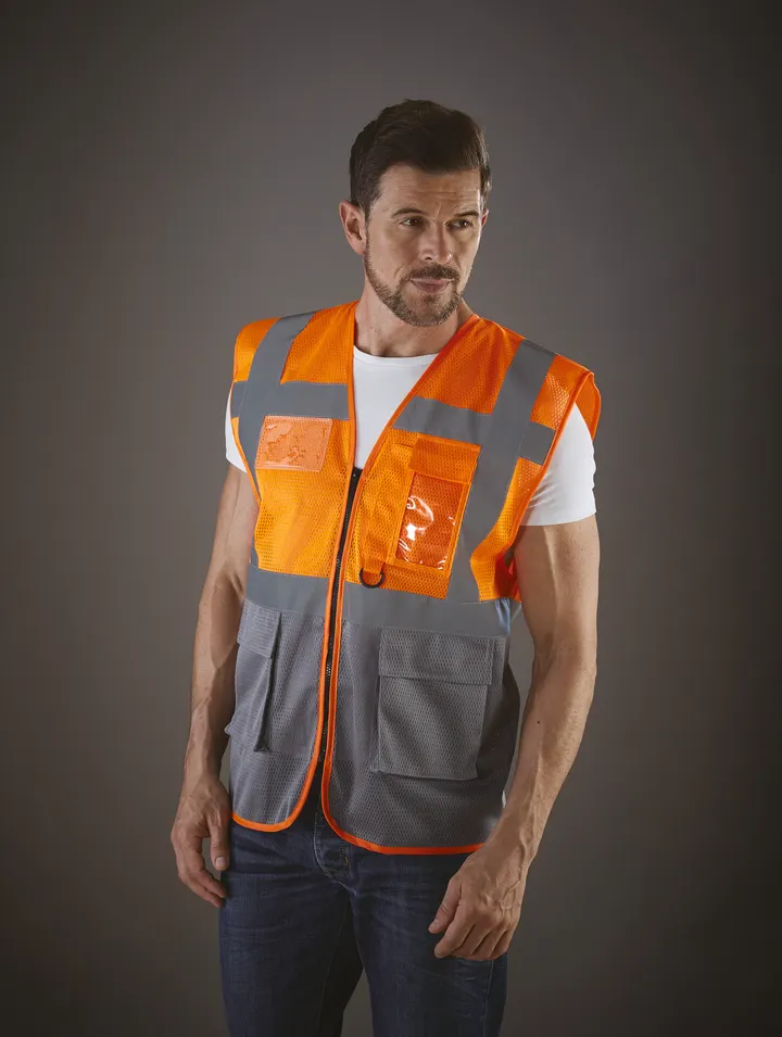 Top Cool - Hi-Vis mesh executive waistcoat 20