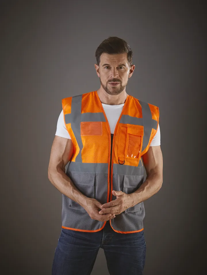 Top Cool - Hi-Vis mesh executive waistcoat 21